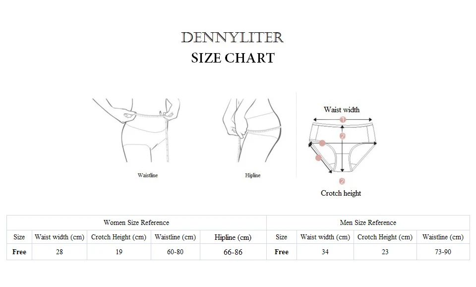 Size chart VIPB240
