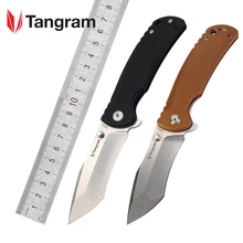 Складной нож Tangram, карманный нож, тактические самозащитные ножи для защиты для охоты, ручные инструменты