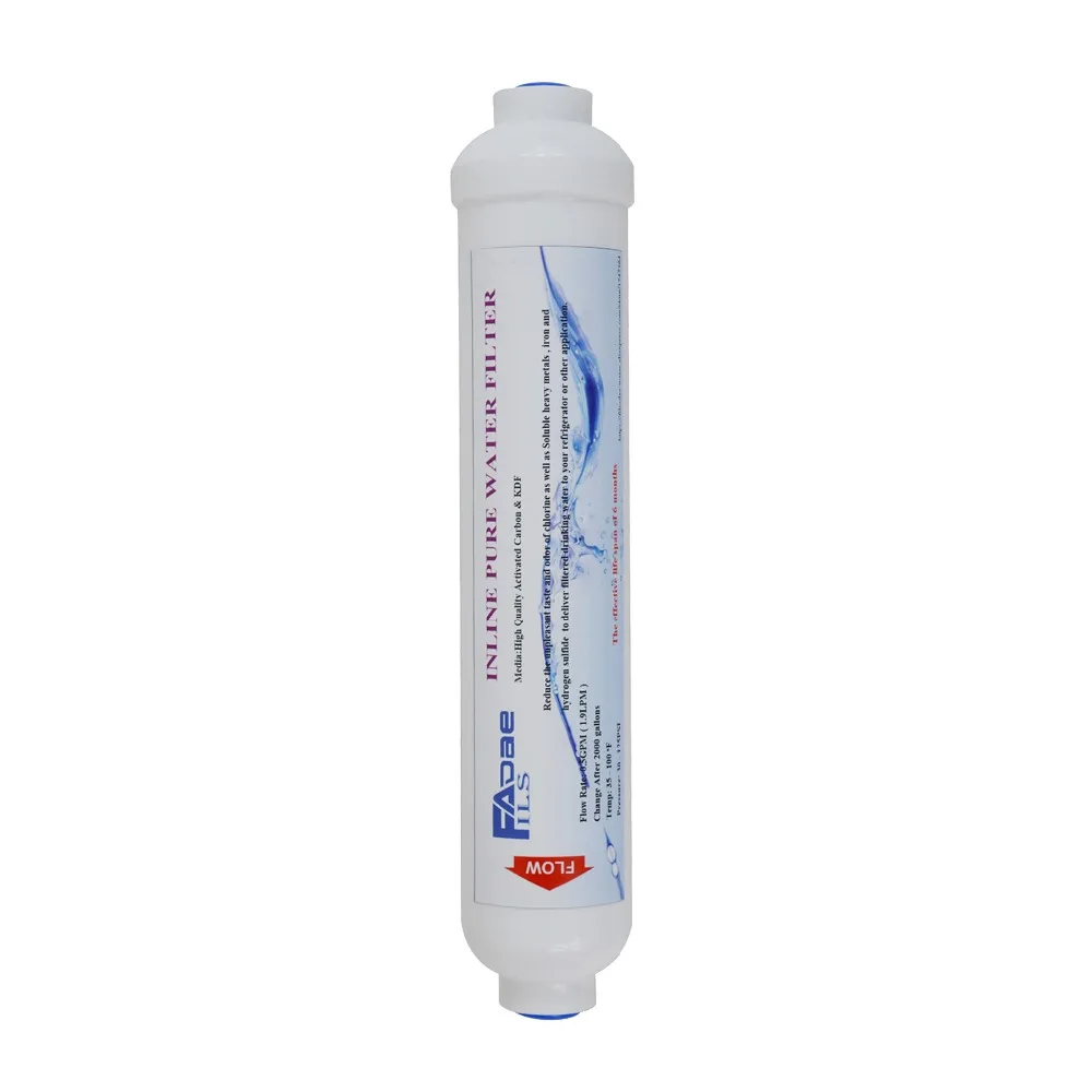 

10"x2" Inline KDF Water Filter Cartridge for househould water purifier