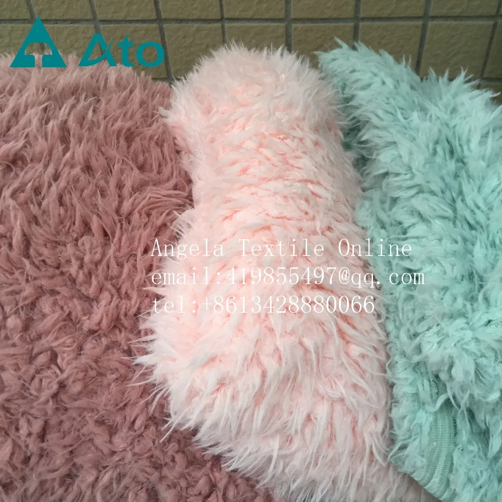 

Soft Fur Fabrics, pink, mint , grey , blue