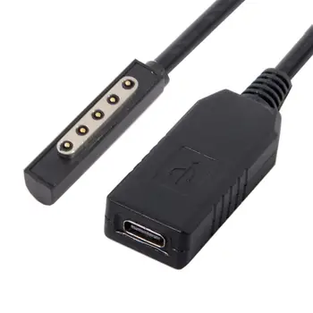 

10pcs/lot Power USB 3.1 Type C USB-C Female DC 12V to Surface Pro1 Pro2 Charge Cable Adapter