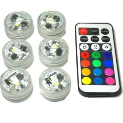 KITOSUN rgbww цветочный Форма 21 кнопок пульта дистанционного управления 13 Цветов для выбирают Mini погружной светодиодный свет для Свадебная