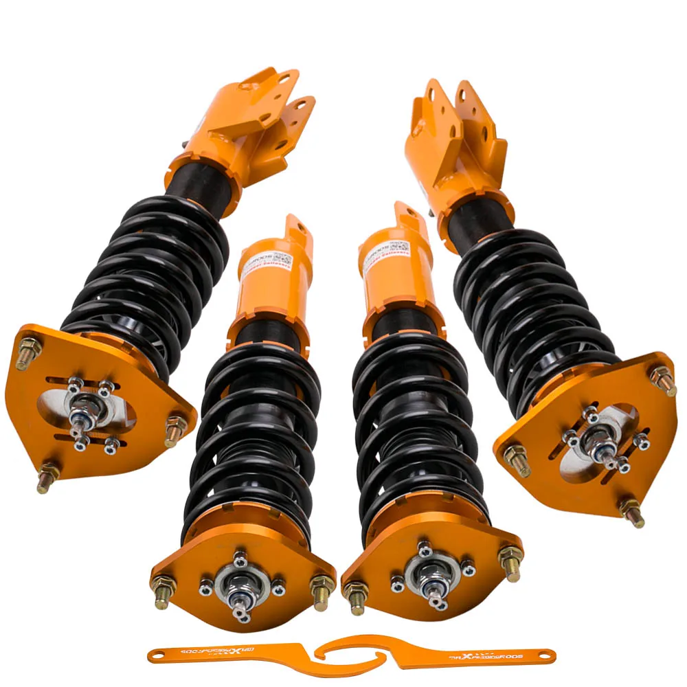 

Coilover Shock Absorber Struts Suspension for Mitsubishi Lancer EVO 7 8 9 CT9A Coilovers Top Mount Camber Plate for VII/ VIII/IX