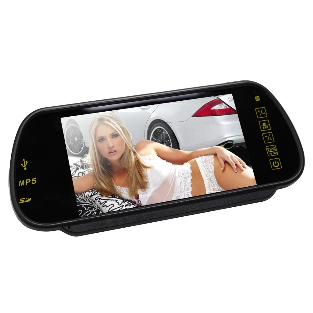 

Wireless 7" LCD Car Rear View Monitor FM Transmitter Reversing system Kit Support Remote Control