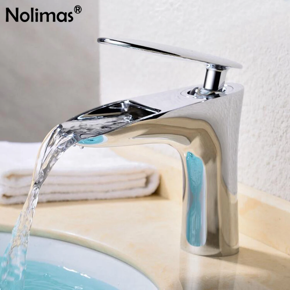 Grifo de baño duradero cascada de lat grifo monomando para fregadero Grifo de baño duradero cascada de lat grifo monomando para fregadero