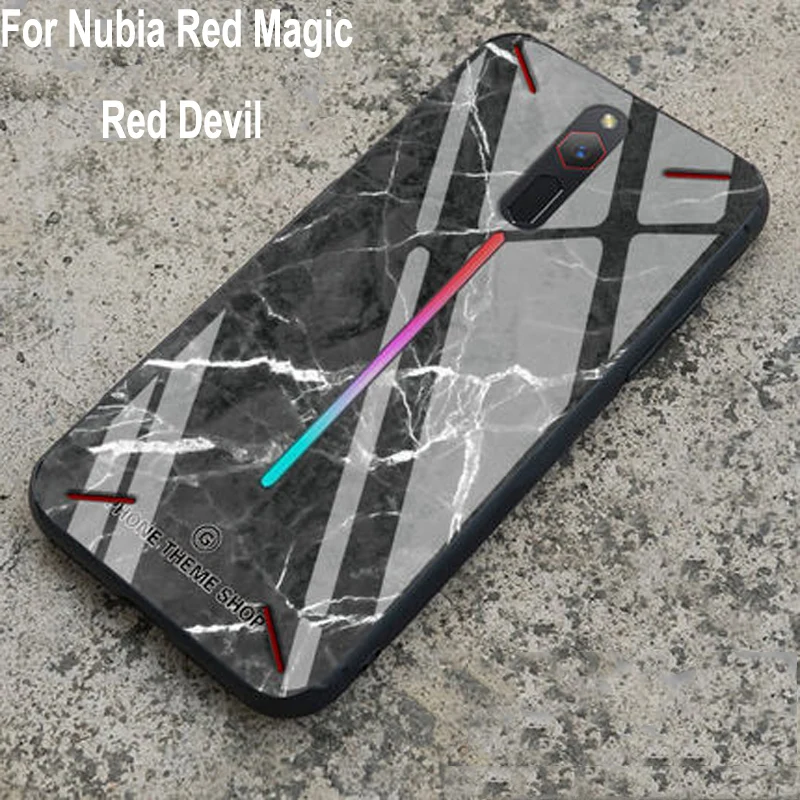 Чехол для ZTE Nubia Red Magic чертенок красного цвета NX609J чехол закаленное стекло + с