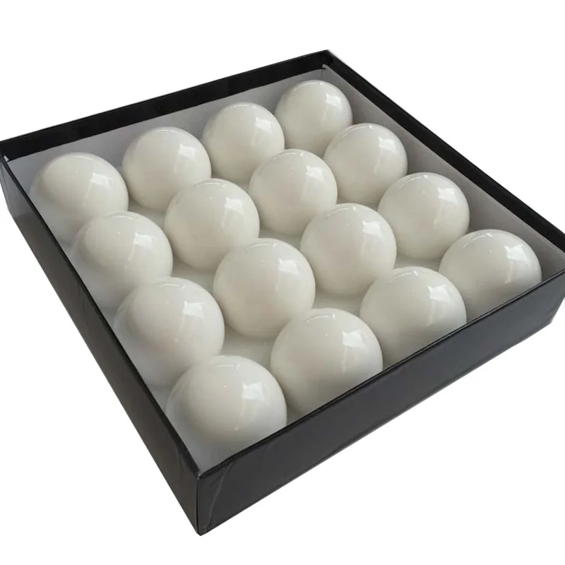 16pcs 57.2mm Resin Magnetic White Ball High quality Coin-operated Billiard Table 2 1/4 Milky White Billiards Pool Magnetic Balls