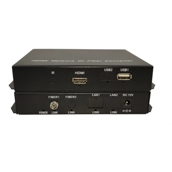 

hdmi fiber optic converter 1080P 1080i HDMI Fiber Optic Video Extender KVM(HDMI+USB) Mouse and keyboard via fiber Transmission