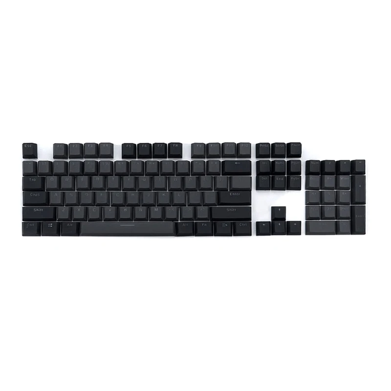 Полупрозрачная двойная съемка PBT 104 KeyCaps с подсветкой для Cherry клавиатура MX Переключатель