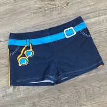 Летние детские купальные плавки для мальчиков шорты мультфильм печати стрейч пляжные плавки Плавание носить брюки шорты пляжная одежда