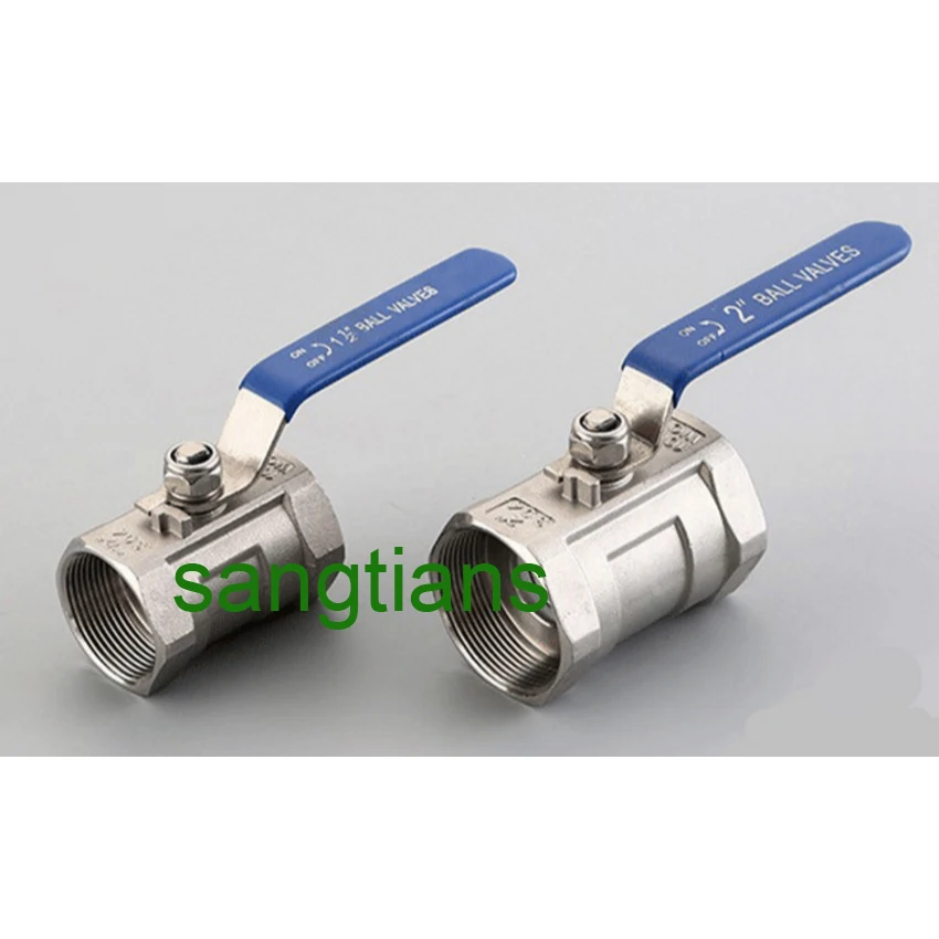 " DN50 из нержавеющей стали(1 вещь) шаровой клапан, SS304, экономичный водяной клапан, шаровой клапан из нержавеющей стали, шариковый клапан DN20