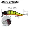 Proposez 1 pièces appâts à manivelle pêche d'hiver leurre topwater appâts durs Pesca nagbait méné 3Deyes Wobblers matériel de pêche au poisson ► Photo 2/6