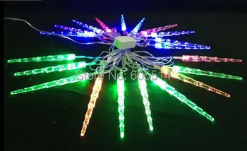 

[Seven Neon]Free shipping 110V/220V icicle shape 4M 20leds party/Christmas/decoration/holiday led string light