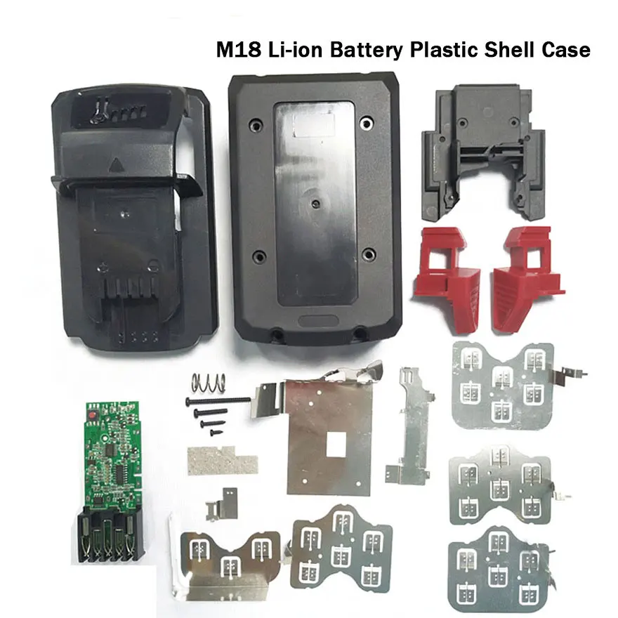 

for Milwaukee M18 18V Li-ion Battery Plastic Shell Case Charging Protection Circuit Board For Milwaukee M18B 4Ah 5Ah PCB Boad