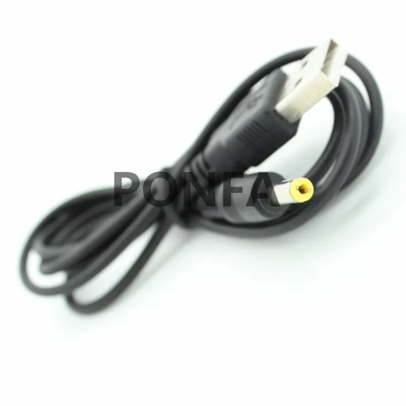Charging cable USB charging cable 1M 3A black DC power plug cable USB A to DC 4.0*1.7 4.0*1.7mm 4.0mm x 1.7mm 4.0x1.7mm Jack charge charging cable 3FT