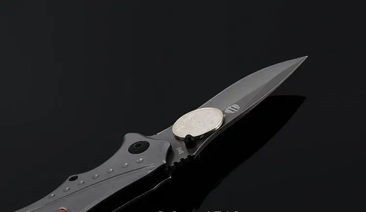 Toughkeng путешествий складное лезвие Ножи 440C Нержавеющая сталь утолщенная ручка Self-ножи для защиты высокое качество