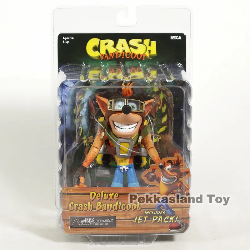 Buy NECA Crash Bandicoot Deluxe Crash with Jet Pack