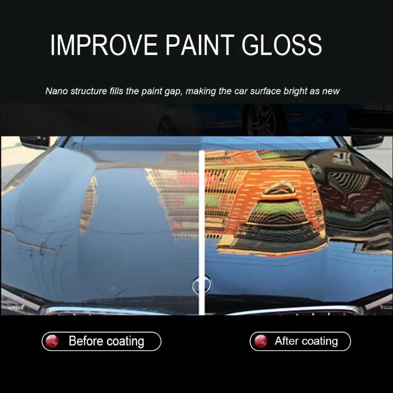 50 мл гидрофобное автомобильное жидкое стекло покрытие воск керамический лак Уход за краской автомобильные стеклянные зеркала чистящее средство для краски Авто Инструменты