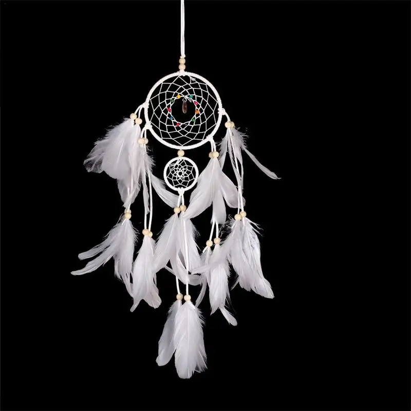 Atrapasueños iluminación LED pluma atrapasueños chica habitación campana dormitorio decoración romántica colgante Atrapasueños iluminación LED pluma atrapasueños chica habitación campana dormitorio decoración romántica colgante