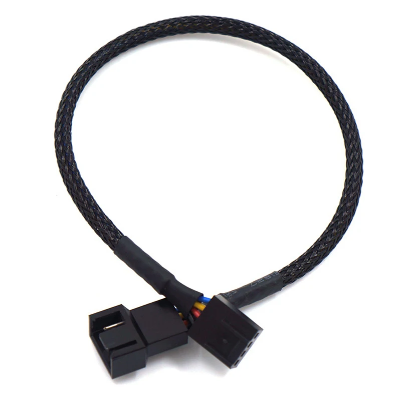 

PIN Fan Extention Cables PWM 4P Adapter Cable Computer Case 4 PIN Power Cables Connectors XA14