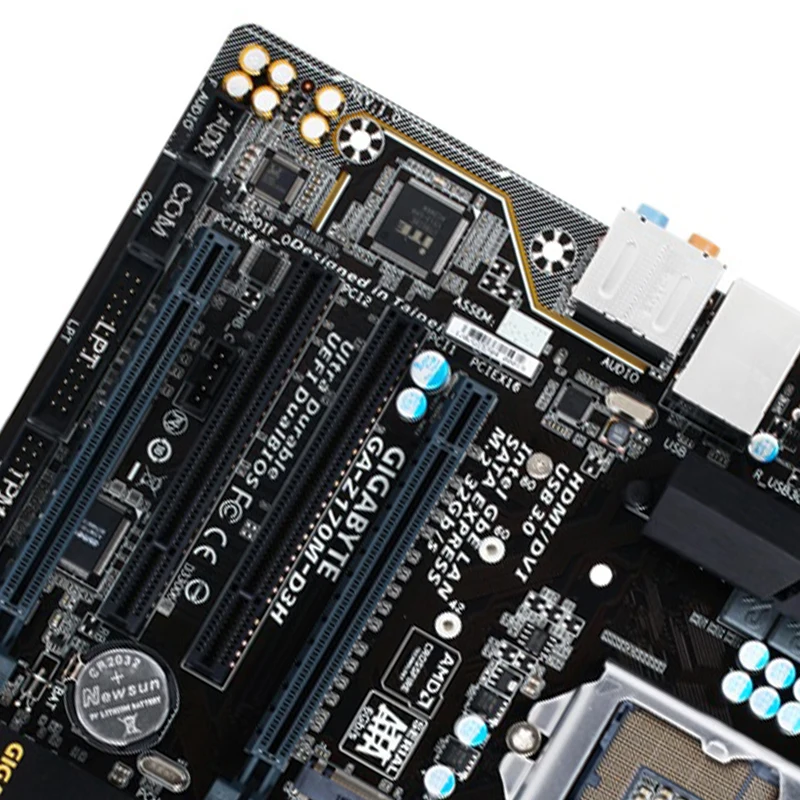 GIGABYTE GA-Z170M-D3H рабочего Материнская плата LGA1151 i3 i5 i7 DDR4 64G M.2 микро-atx корпус