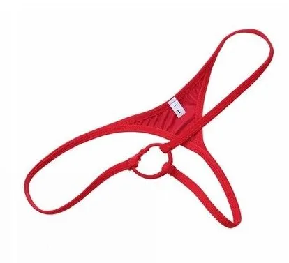 Sexy Gay Mens Underwear Lingerie crime G-string with Penis Sex Bikini Underwear Underpants Gay Mens Underwear jockstrap