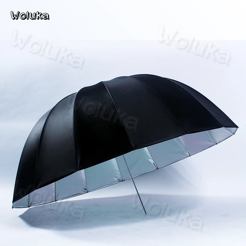 33 дюймов 85 см светоотражающий зонтик отражательный софтбокс быстрооткрывающийся зонтик 16 волоконная кость черный серебряный зонт для фотографии CD50 T06