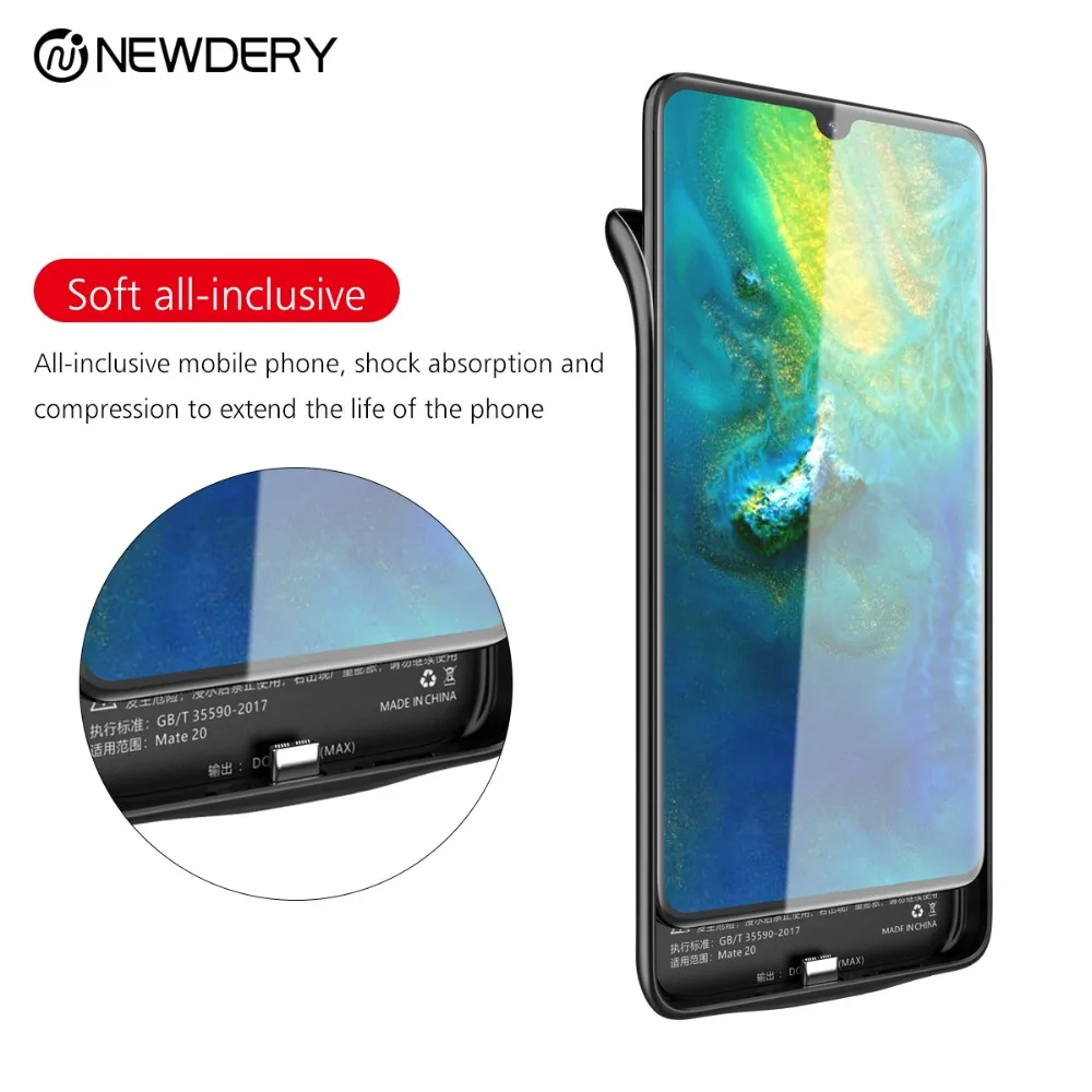 NEWDERY новейшее горячее зарядное устройство чехол 4700mAh для Huawei Mate 20 cull Чехол батарея