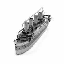 3D Metal Puzzles DIY Model Gift World’s Ship Jigsaws Toys Present Gift Titanic