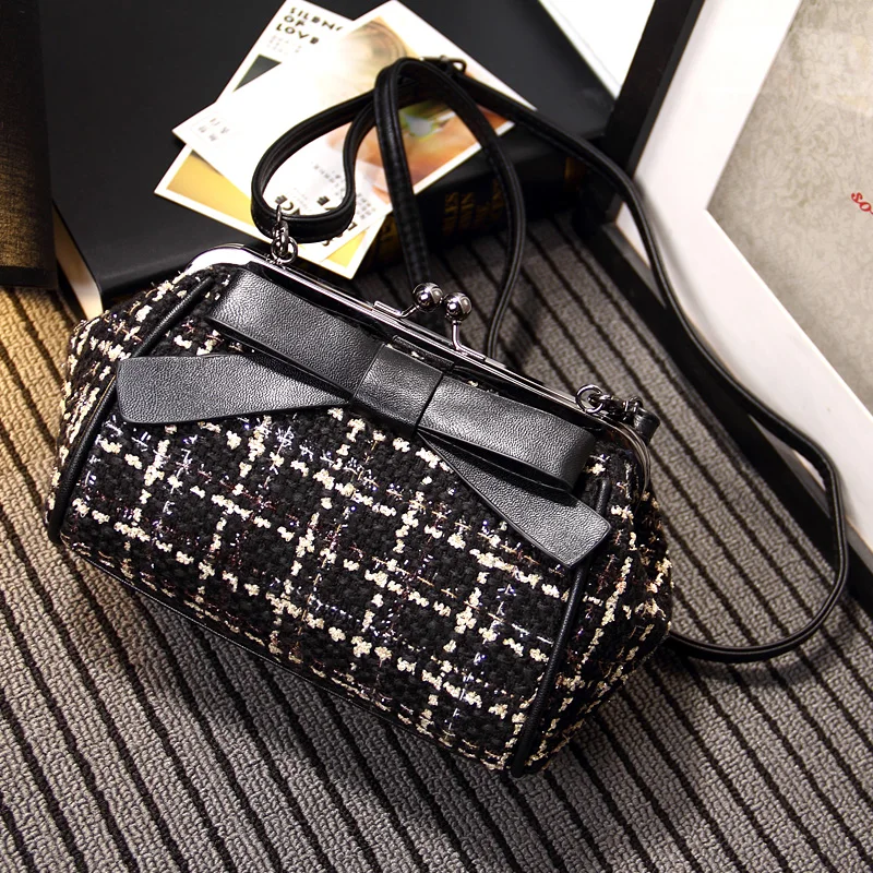 New Small Retro Vintage Kiss Lock   Purse Handbag Totes Bag for Women,girls (5)