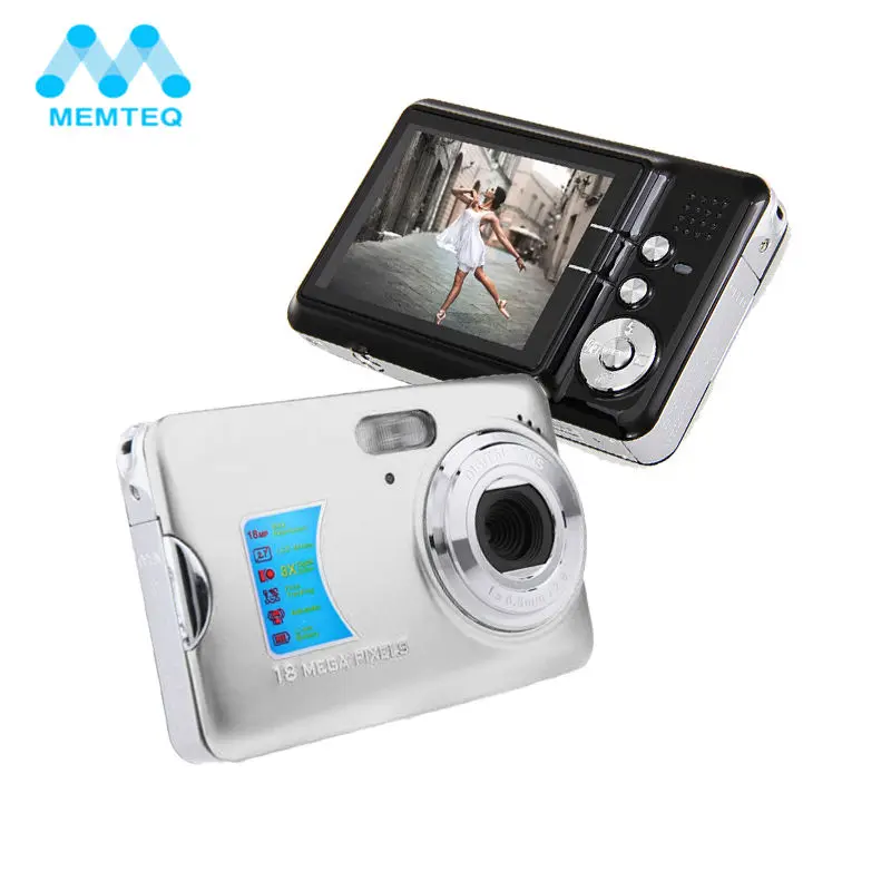 MEMTEQ 18.0MP CMOS 2.7" Digital Camera TFT LCD Monitor 8X