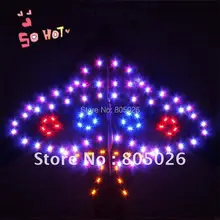 Высокое качество НЛО led кайт 3 квадратных метров 235 Светодиодная лампа Красивая привлекательная НЛО