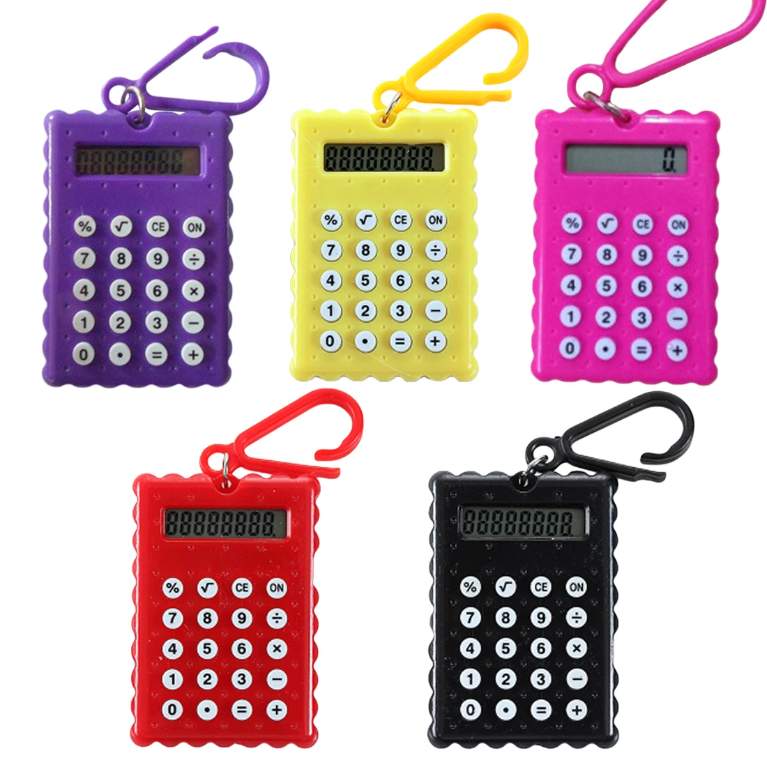 Студенческий мини электронный калькулятор конфетного цвета подсчитывающий Канцтовары на подарок супер маленький