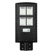 60 Вт черный светодиодный солнечный свет управления светом+ Радар зондирования стены синхронизации лампы Водонепроницаемый 65 для Плаза сад двора