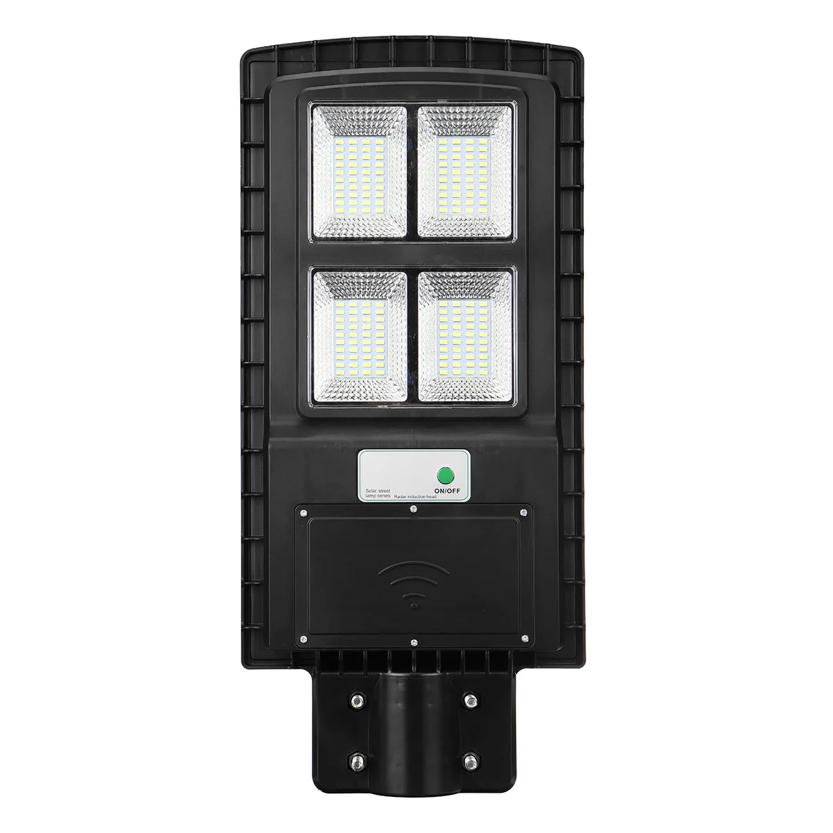 

60W Black LED Solar Light Light Control +Radar Sensing Wall Timing Lamp Waterproof 65 for Plaza Garden Yard