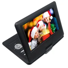 LONPOO 10,1 дюймов портативный dvd-плеер TFT lcd экран мультимедийный dvd-плеер с автомобильным зарядным устройством и функцией игры Поддержка DVD/CD/MP3