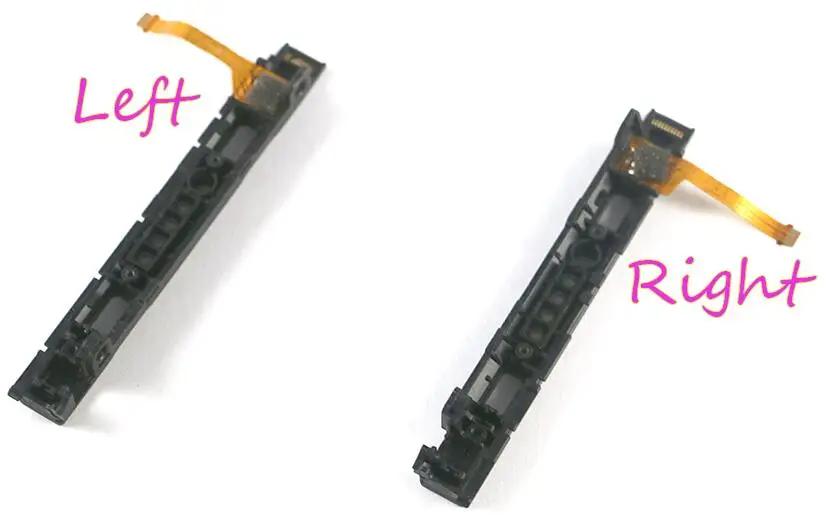 LR ползунок левый и правый рельс для переключателя Zend ДЛЯ NS Joy-con joycon контроллер L R LR ползунок - Цвет: left and right pair