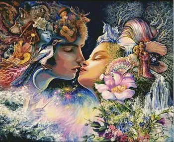 

Embroidery Package High Quality Love of God Cross Stitch Kits Free Shipping