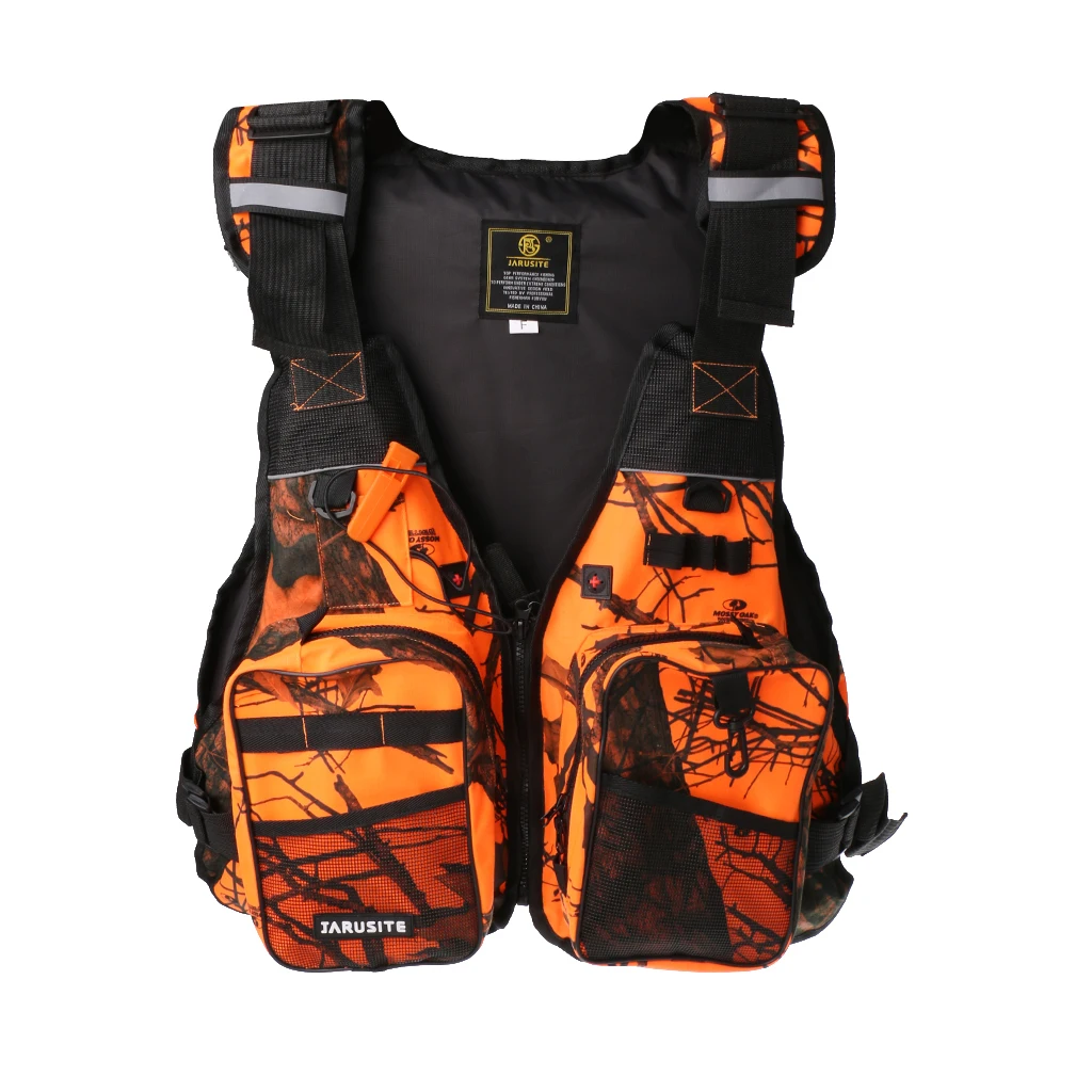 Orange Camo Универсальный Для мужчин Для женщин каяк каноэ парусный спорт Рыбалка спасательный жилет для катание на лодках и сёрфинг рафтинг парусный спорт отдых аксессуар - Цвет: Orange Camo