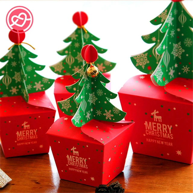 10pcs merry christmas apple