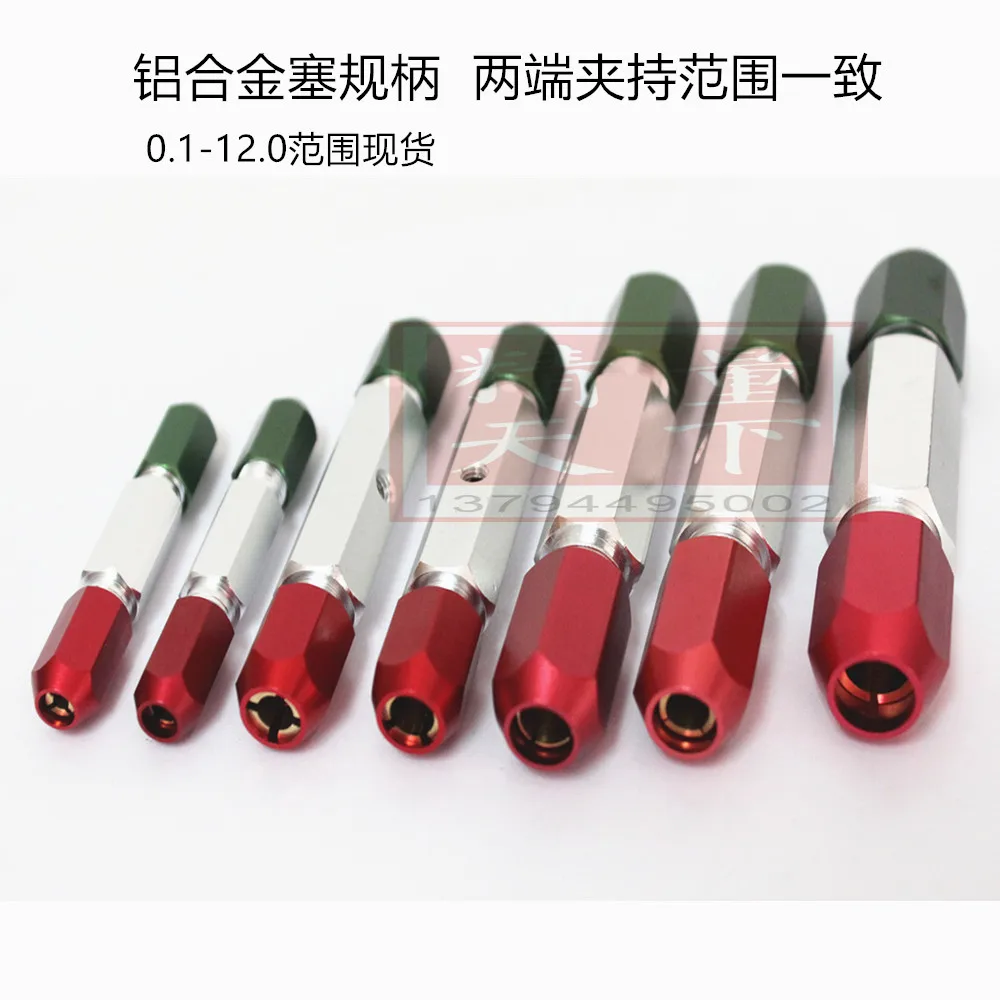 

Red and Green Needle Holder 0.1-1 1-2 2-3 3-4 Plug Gauge Handle Pin Check Double Head Inspection Handle