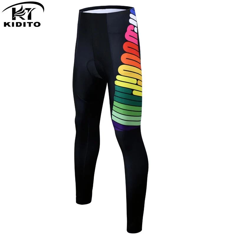 

KIDITOKT Women Summer Cycling Pants Breathable Bike Pants Bib with Strap 3D Gel Pad Trousers Cycling Long Pants Gel Ciclismo