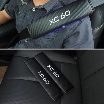 

Reflective Safe Seat Belt Cover Car Seat belt shoulder Pads For Volvo XC60 Car Styling Auto Parts 2pcs