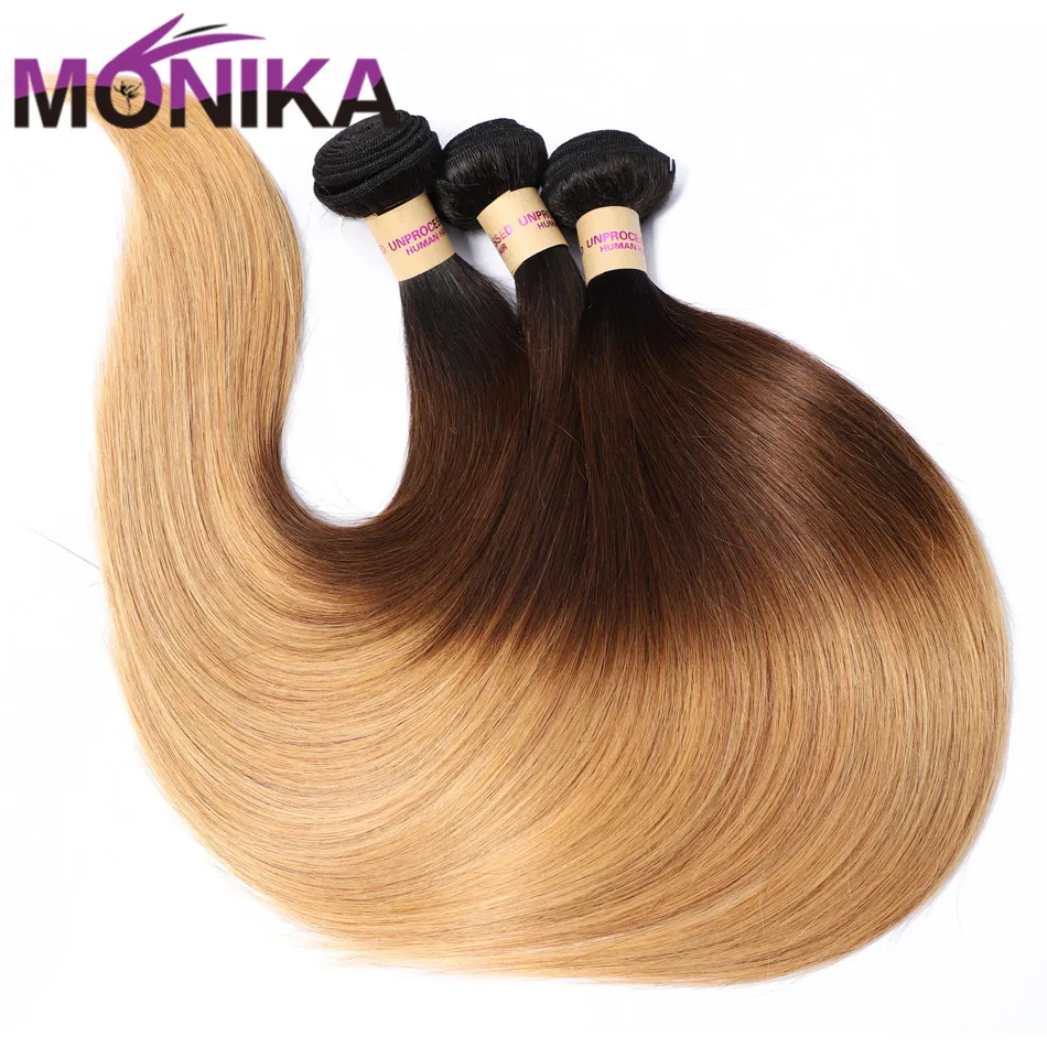 Monika pelo Pre-de Color Ombre teje cabello indio Ombre paquetes de la armadura recta del pelo humano 3/4 paquetes de Color 1B/ 27/30/99J no Remy Monika pelo Pre-de Color Ombre teje cabello indio Ombre paquetes de la armadura recta del pelo humano 3/4 paquetes de Color 1B/ 27/30/99J no Remy