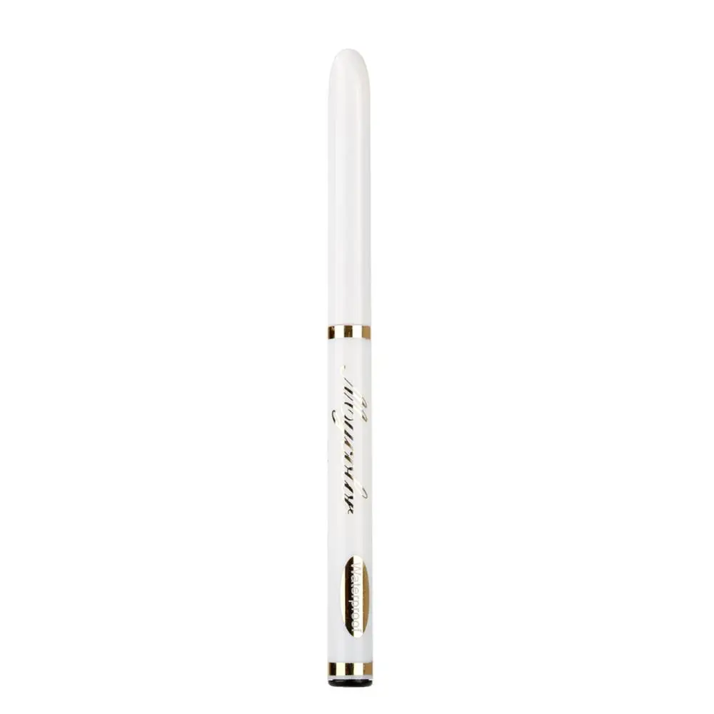 Elecool 1 шт. черный стойкий Eye Liner Pencil Водонепроницаемый карандаш для глаз Smudge-Proof Косметика для макияжа жидкая подводка Ручка TSLM2 - Цвет: as picture