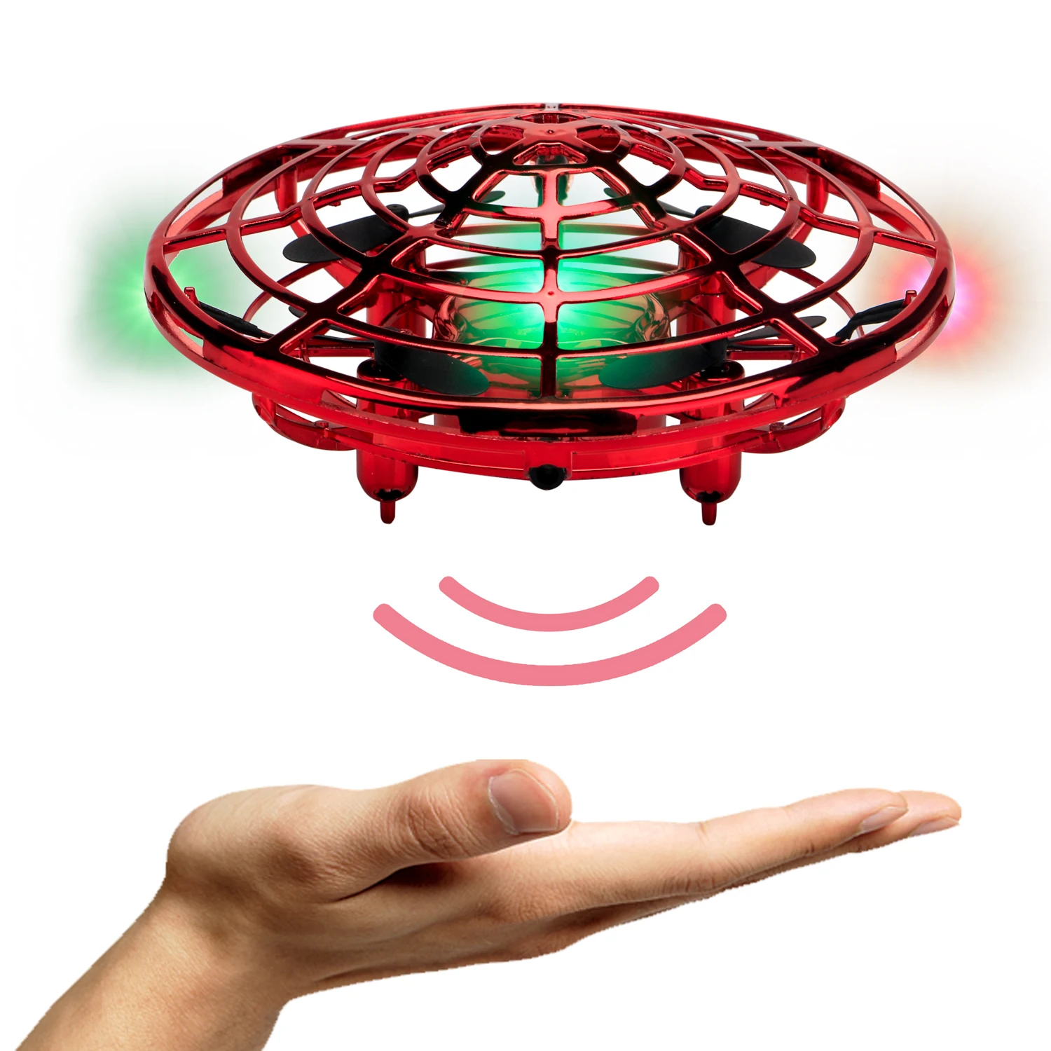 

Mini Drones Interactive UFO Flying Ball Toys for Kids and Adults Infrared Sensing Gesture Control RC Drone Helicopter with LED