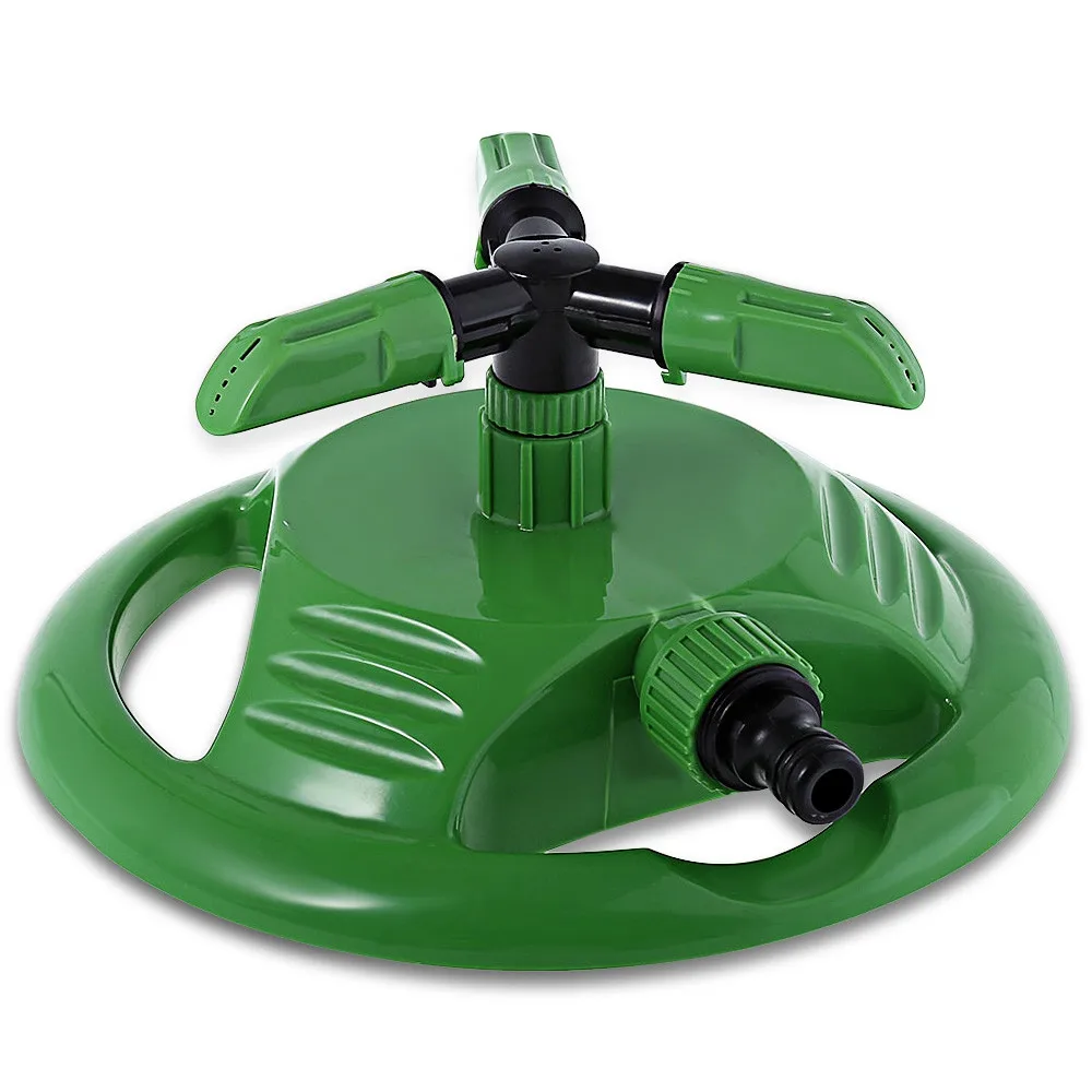 Garden 360-degree Rotary Garden Lawn Sprinkler Automatic Water Spray Irrigation Watering with Plastic for Garden Greenhouse 01