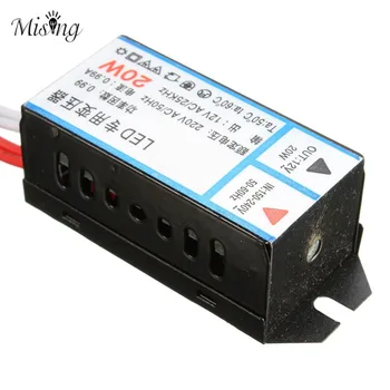 

Mising LED Driver Power Supply AC 220V to12V Electronic Transformer 20W for 12V MR11 MR16 G4 LED Lamp bulbs