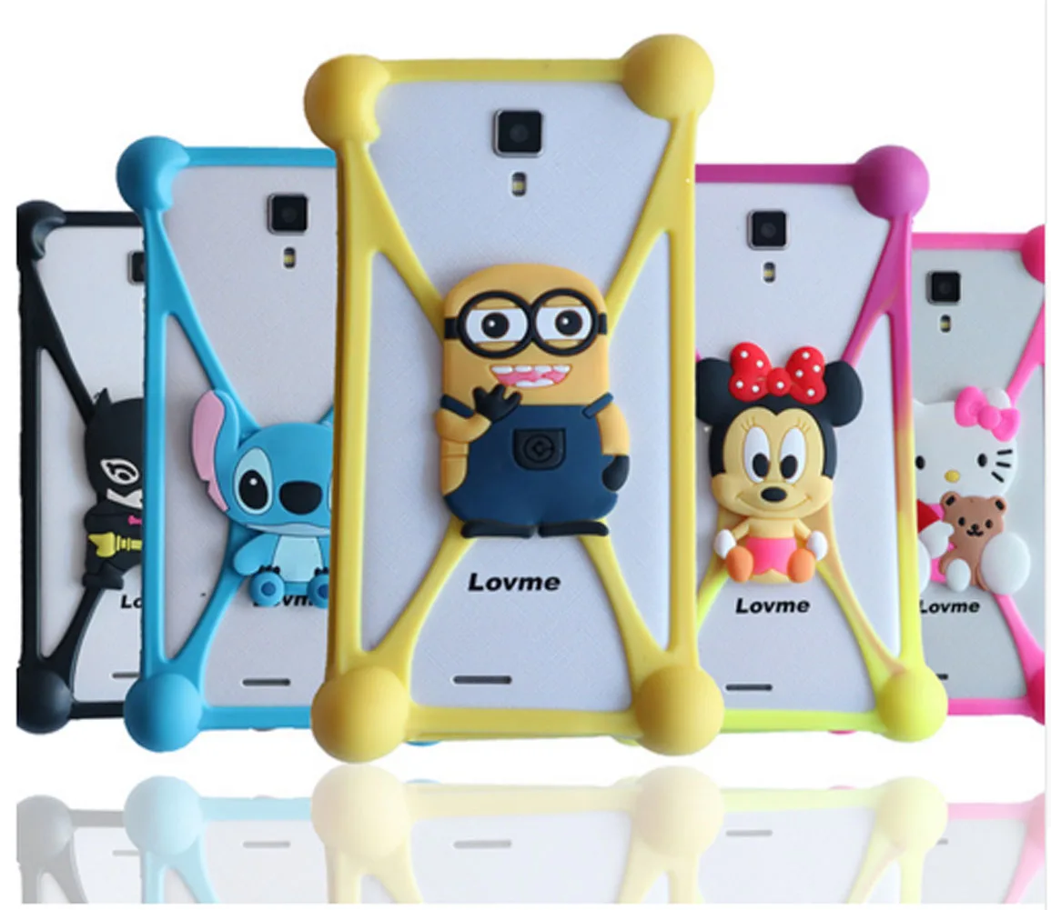 Fashion 3D Cartoon Anti knock TPU Rubber Cell Phone Case Elephone P3000