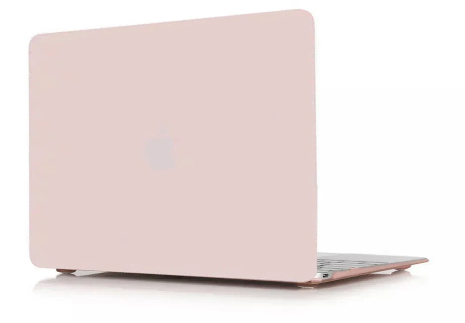 Чехол для ноутбука Apple MacBook Air 13 Pro retina 11 12 13. Для mac book New Air 13 Pro 13 дюймов с сенсорной панелью+ пленка для экрана-EQHTX - Цвет: Matte shi Pink -NO